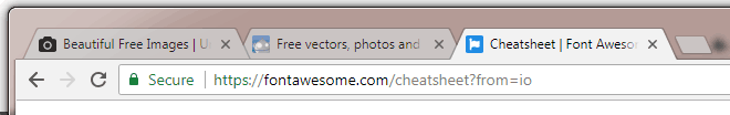 Contoh favicon pada tab browser