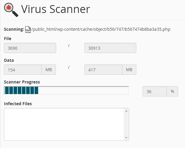 Fitur Malware/Virus Scanner yang disediakan gratis oleh beberapa hosting pada cPanel.