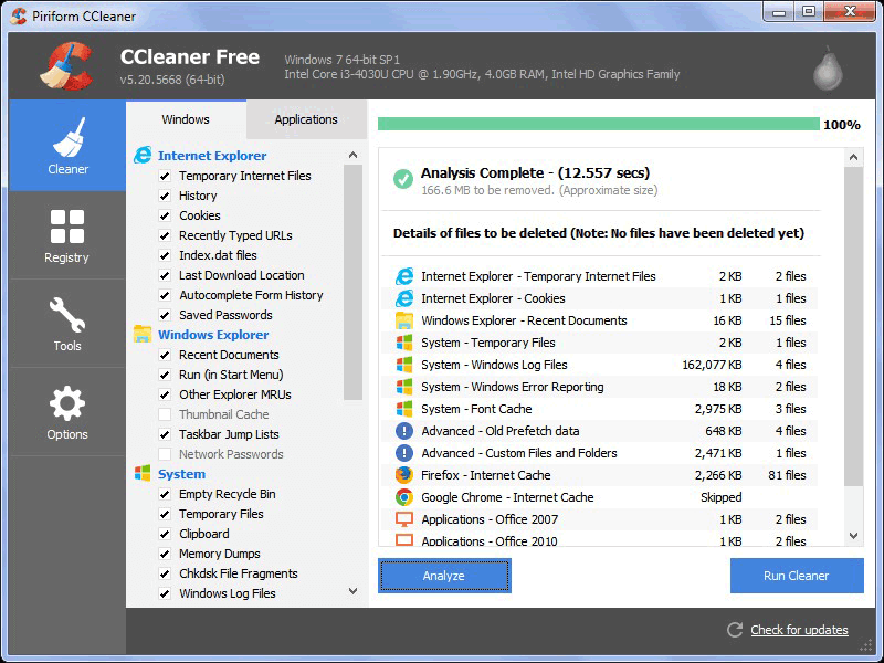 Cara membersihkan Windows dari file yang tidak terpakai lagi dengan CCleaner