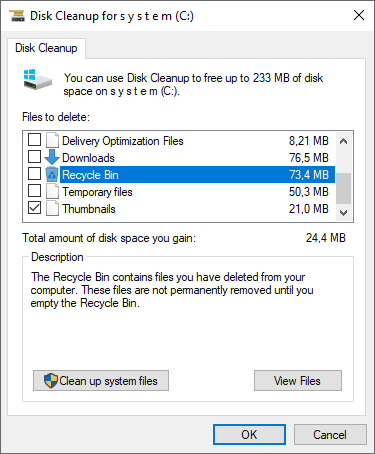 Cara membersihkan komputer dengan Disk Cleanup