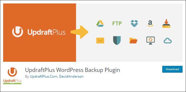 UpdraftPlus, plugin backup wordpress gratis terbaik dengan segudang fitur