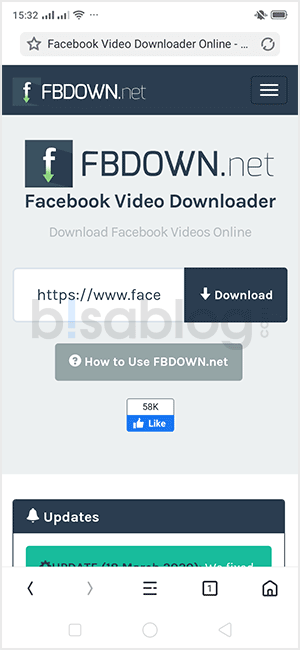 Cara menyimpan video dari facebook tanpa aplikasi